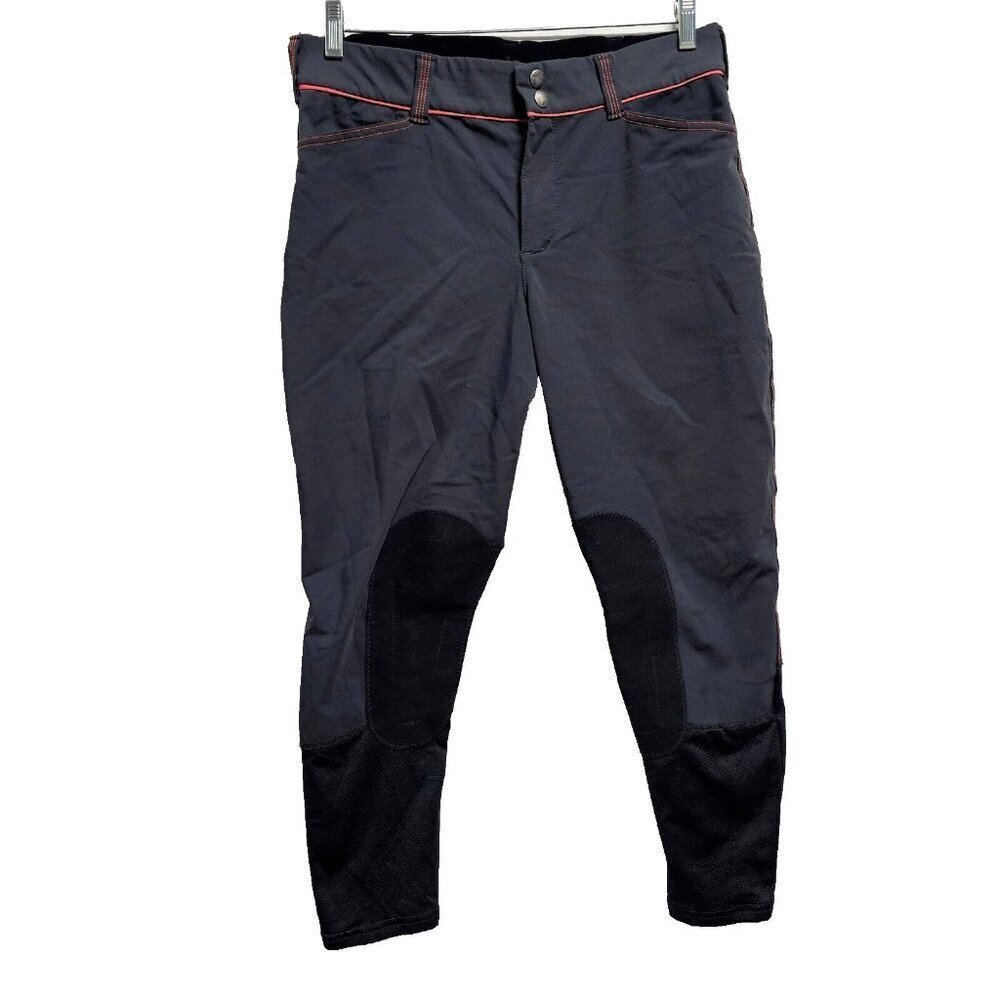 Irideon Ridingwear Equestrian Riding Women Breech Pants Size 30 Gray